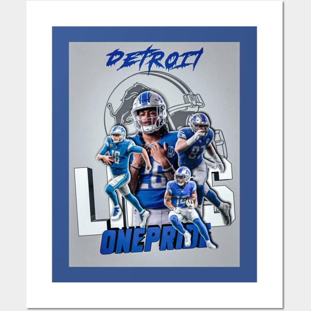 Detroit Lions Football Wall Art by NFLapparel